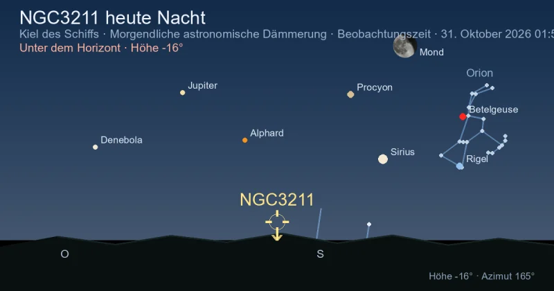 NGC3211 heute Nacht