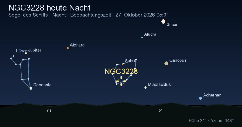 NGC3228 heute Nacht