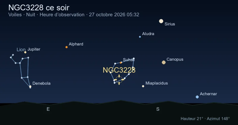 NGC3228 ce soir