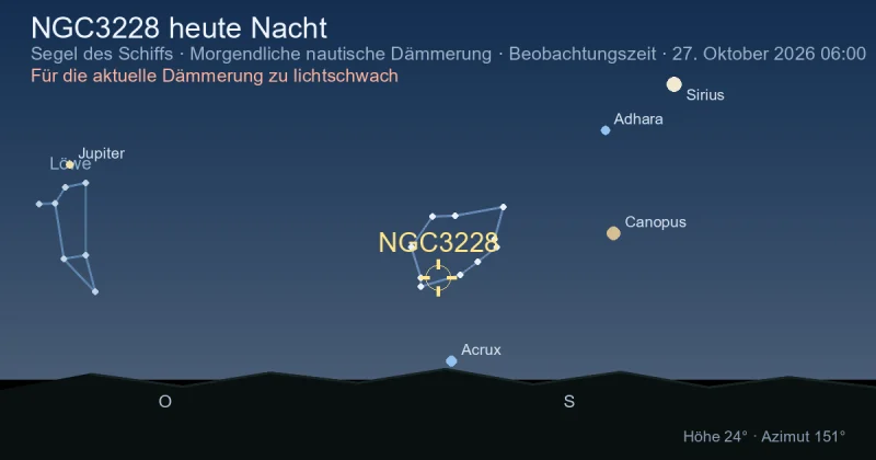 NGC3228 heute Nacht
