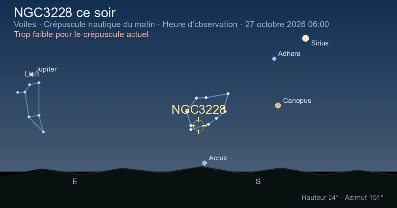 NGC3228 ce soir