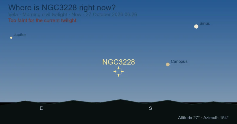 Where is NGC3228 right now?
