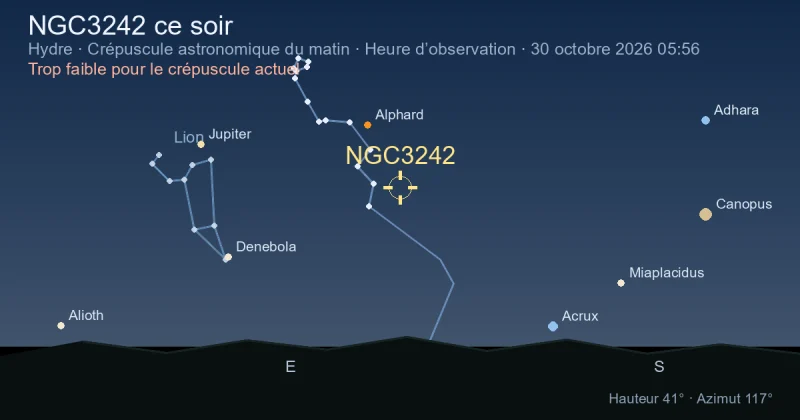 NGC3242 ce soir