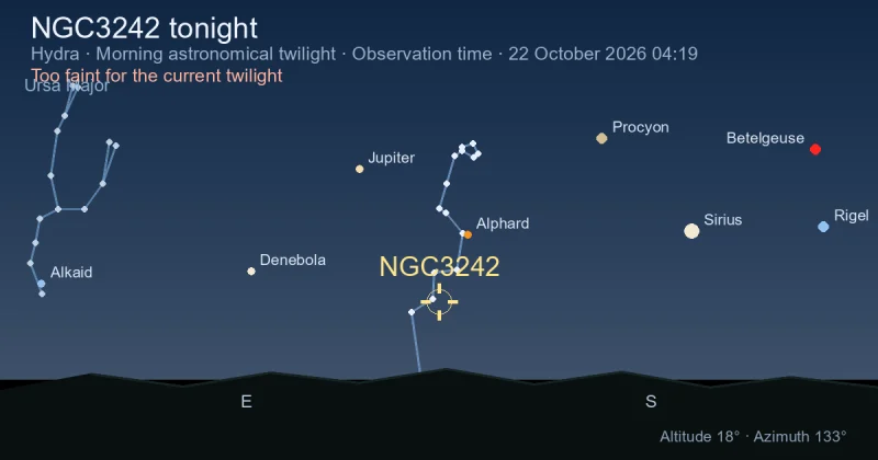 NGC3242 tonight