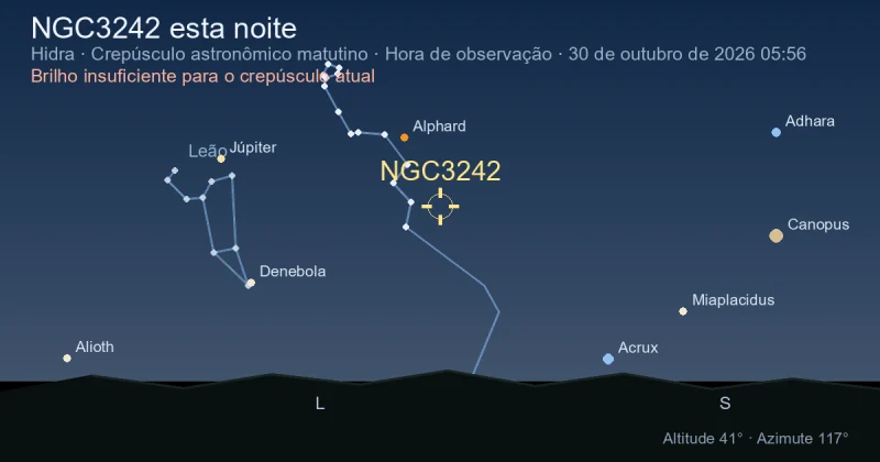 NGC3242 esta noite