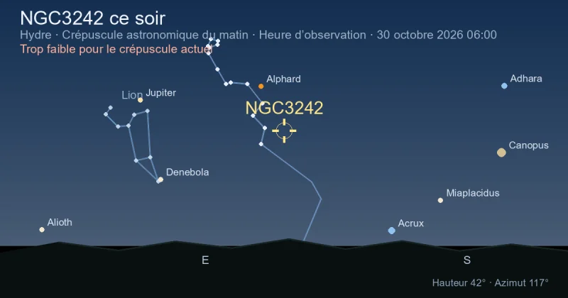 NGC3242 ce soir