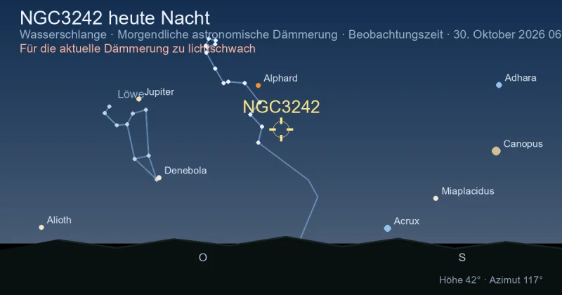 NGC3242 heute Nacht