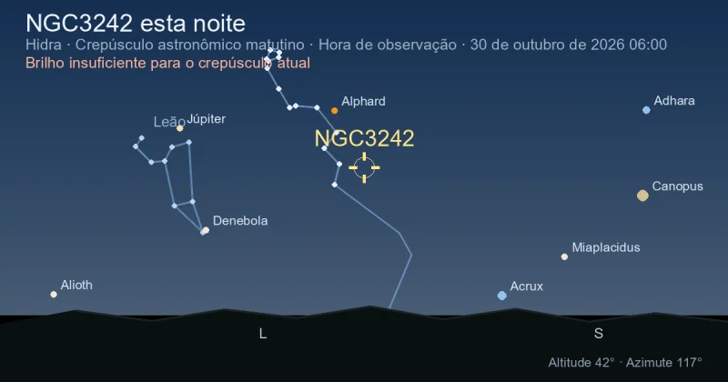 NGC3242 esta noite