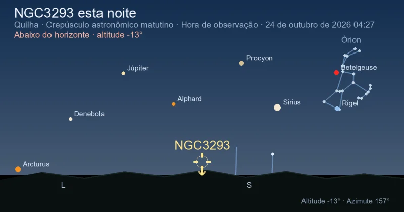 NGC3293 esta noite