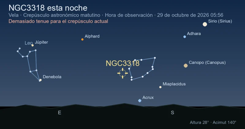 NGC3318 esta noche
