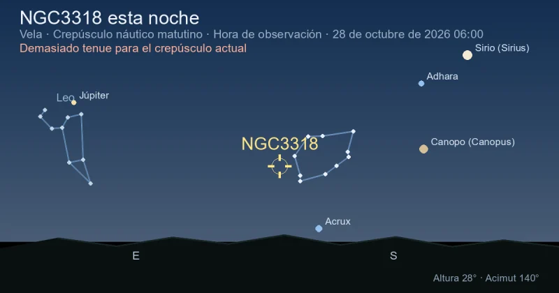 NGC3318 esta noche