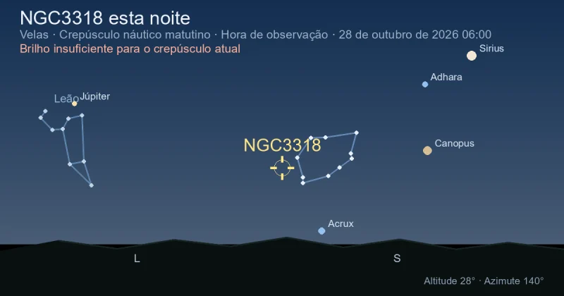 NGC3318 esta noite