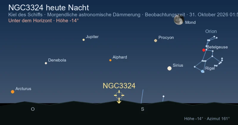 NGC3324 heute Nacht