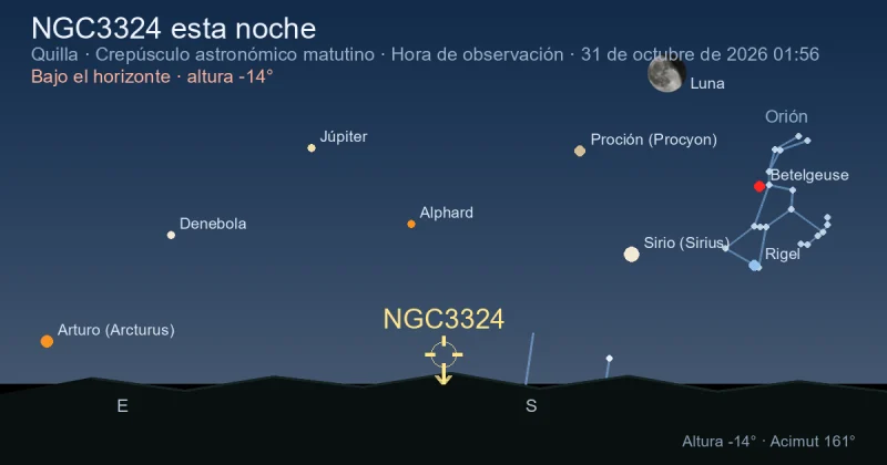 NGC3324 esta noche