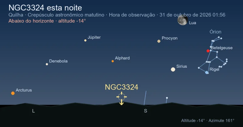 NGC3324 esta noite
