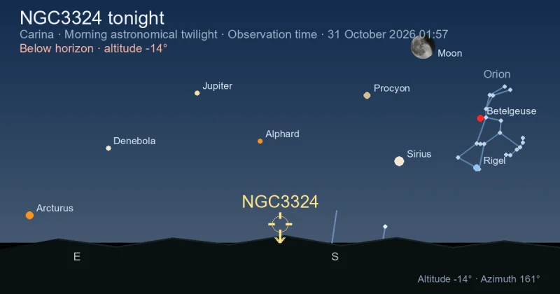 NGC3324 tonight