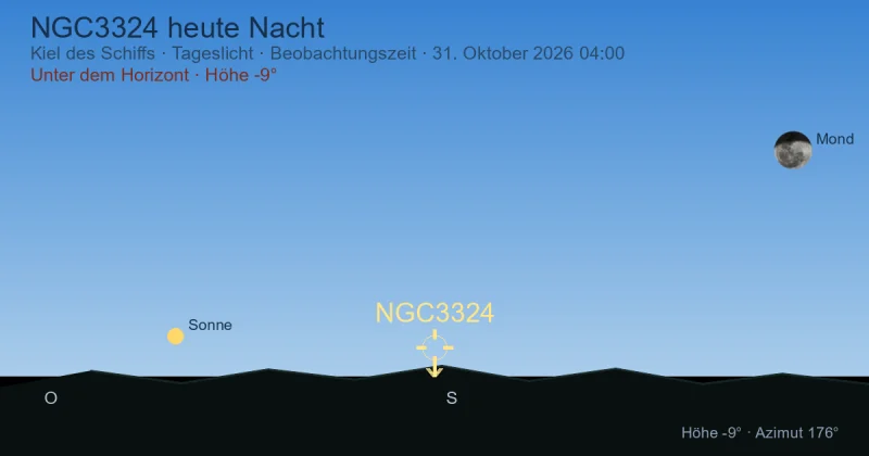 NGC3324 heute Nacht