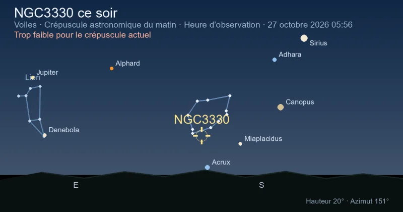 NGC3330 ce soir