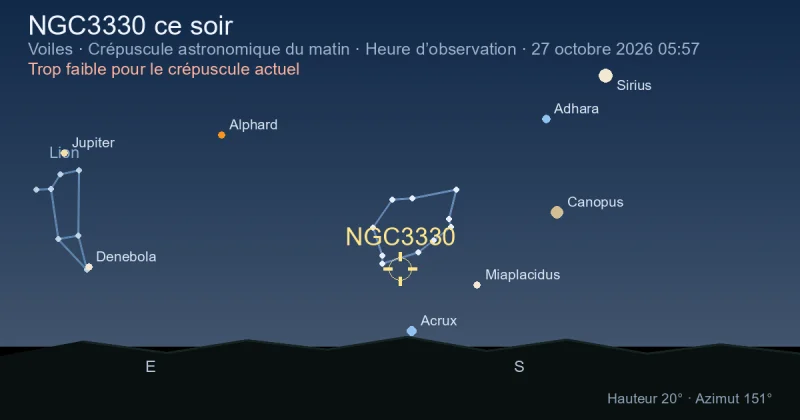NGC3330 ce soir