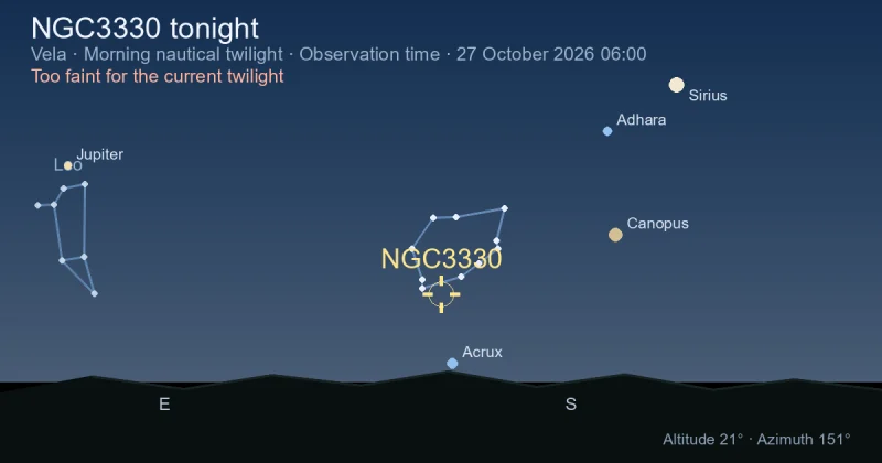 NGC3330 tonight