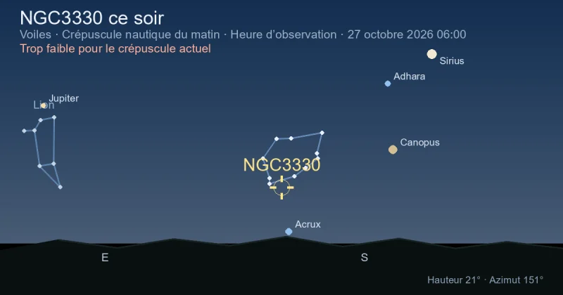 NGC3330 ce soir