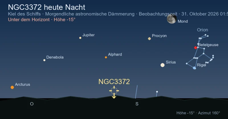 NGC3372 heute Nacht