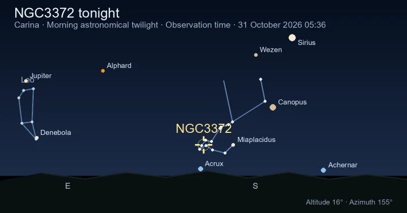 NGC3372 tonight