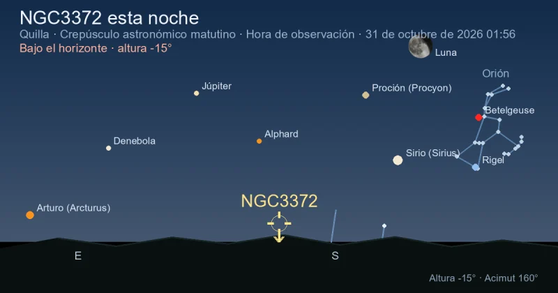 NGC3372 esta noche
