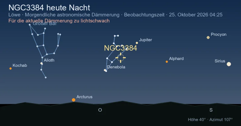 NGC3384 heute Nacht