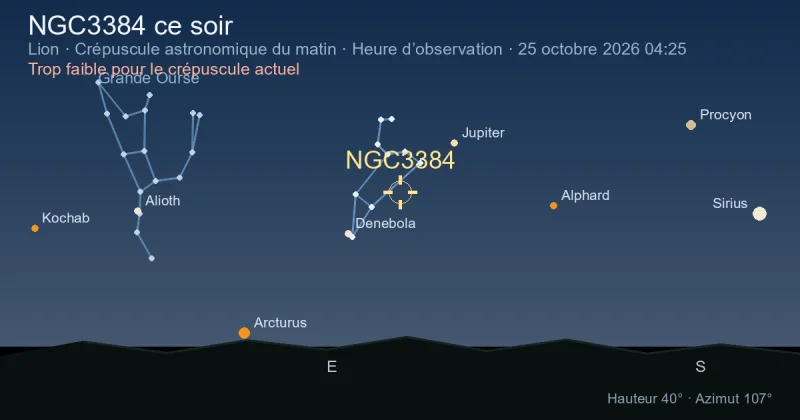 NGC3384 ce soir