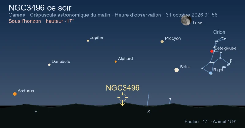 NGC3496 ce soir