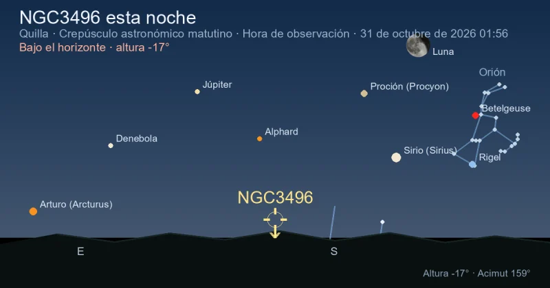 NGC3496 esta noche