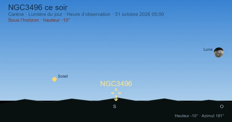 NGC3496 ce soir