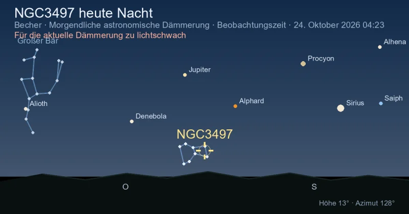 NGC3497 heute Nacht
