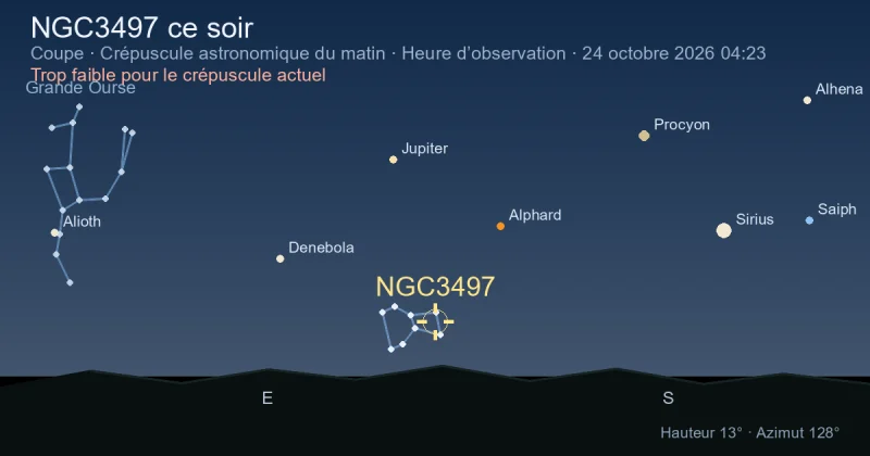 NGC3497 ce soir
