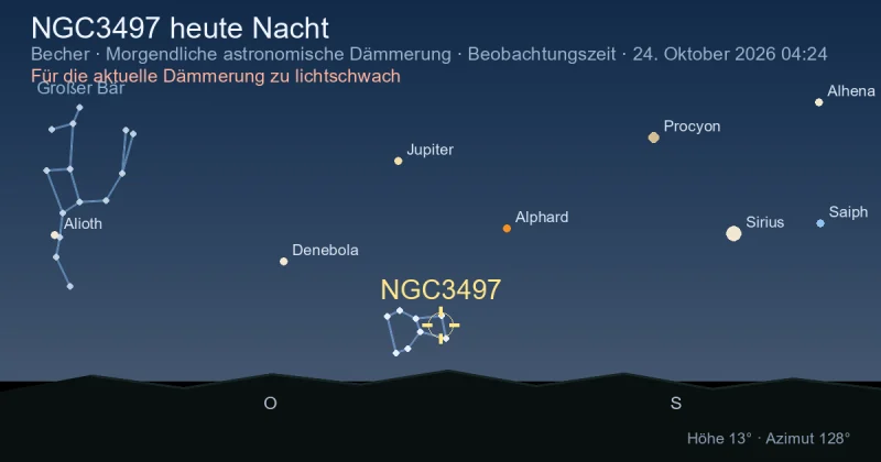 NGC3497 heute Nacht