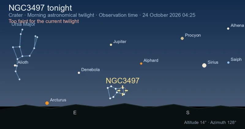 NGC3497 tonight