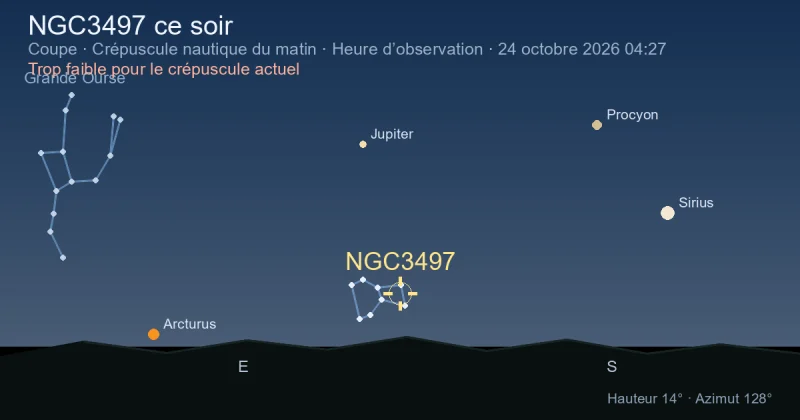 NGC3497 ce soir