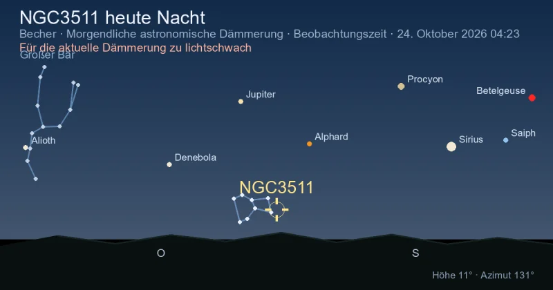 NGC3511 heute Nacht