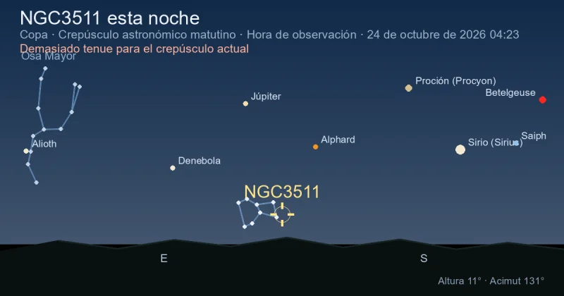 NGC3511 esta noche