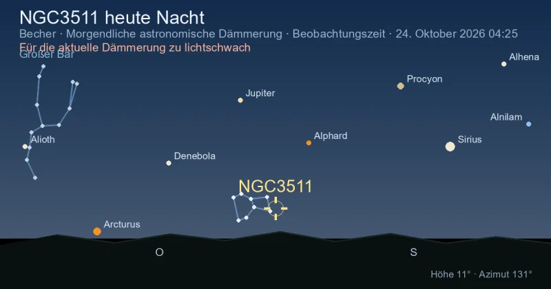 NGC3511 heute Nacht