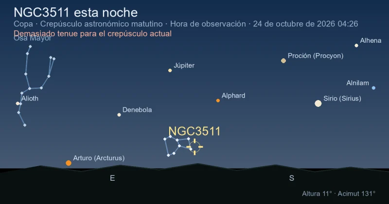 NGC3511 esta noche