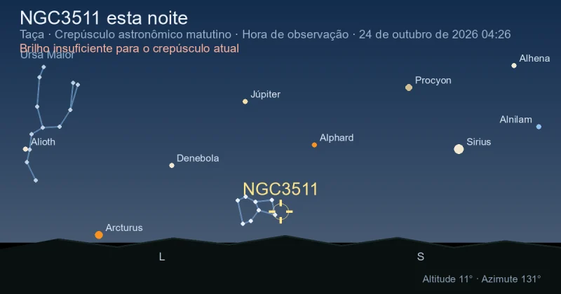 NGC3511 esta noite