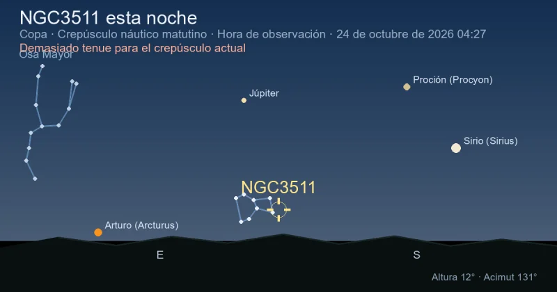 NGC3511 esta noche
