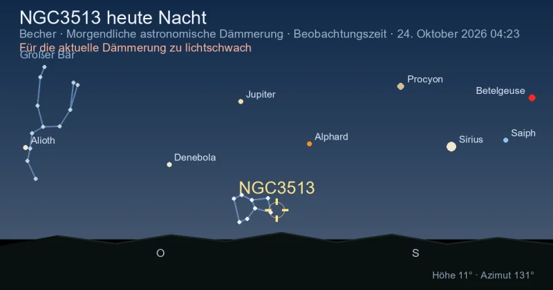 NGC3513 heute Nacht