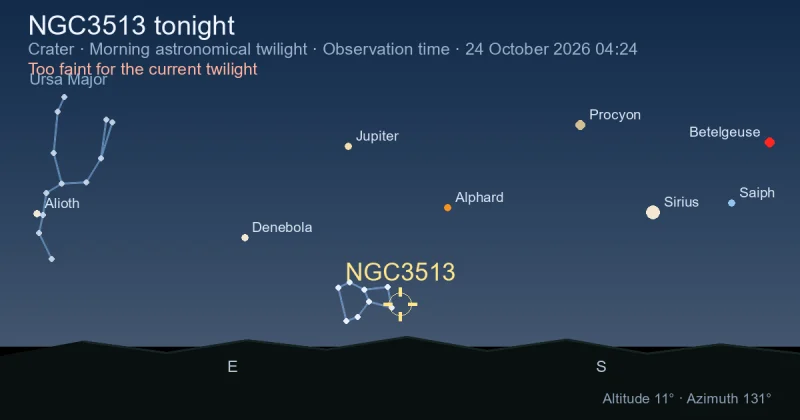 NGC3513 tonight