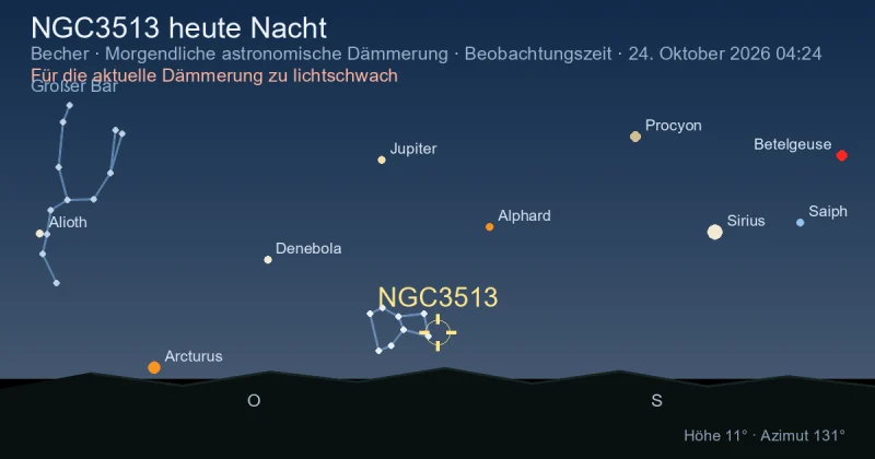 NGC3513 heute Nacht