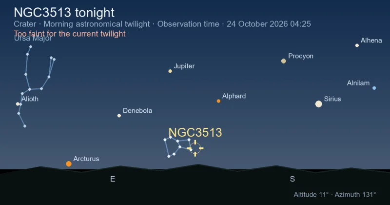 NGC3513 tonight