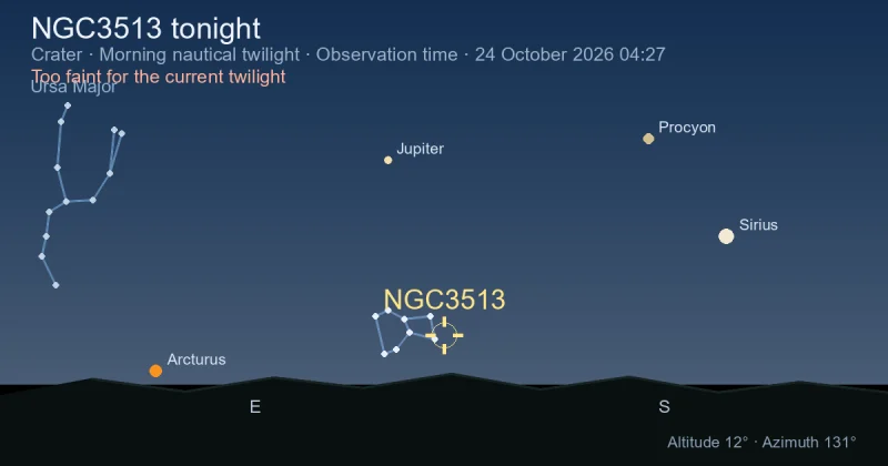 NGC3513 tonight