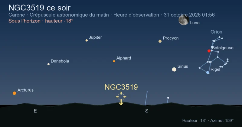 NGC3519 ce soir